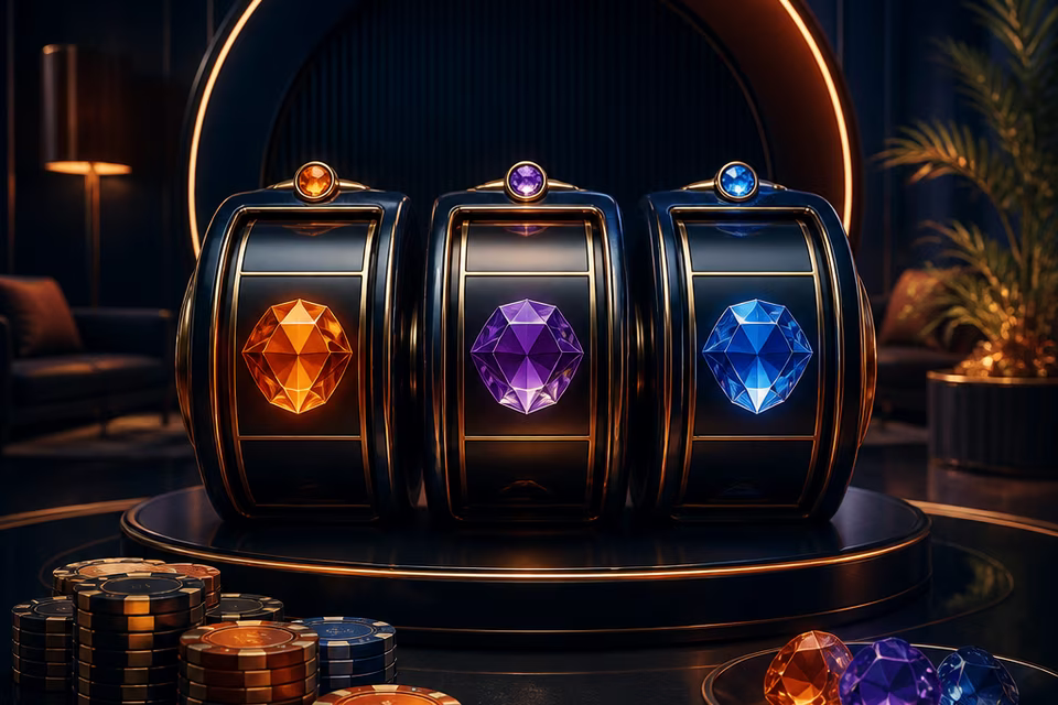 Illustration af gratis spins og spilleautomater hos Nine Casino